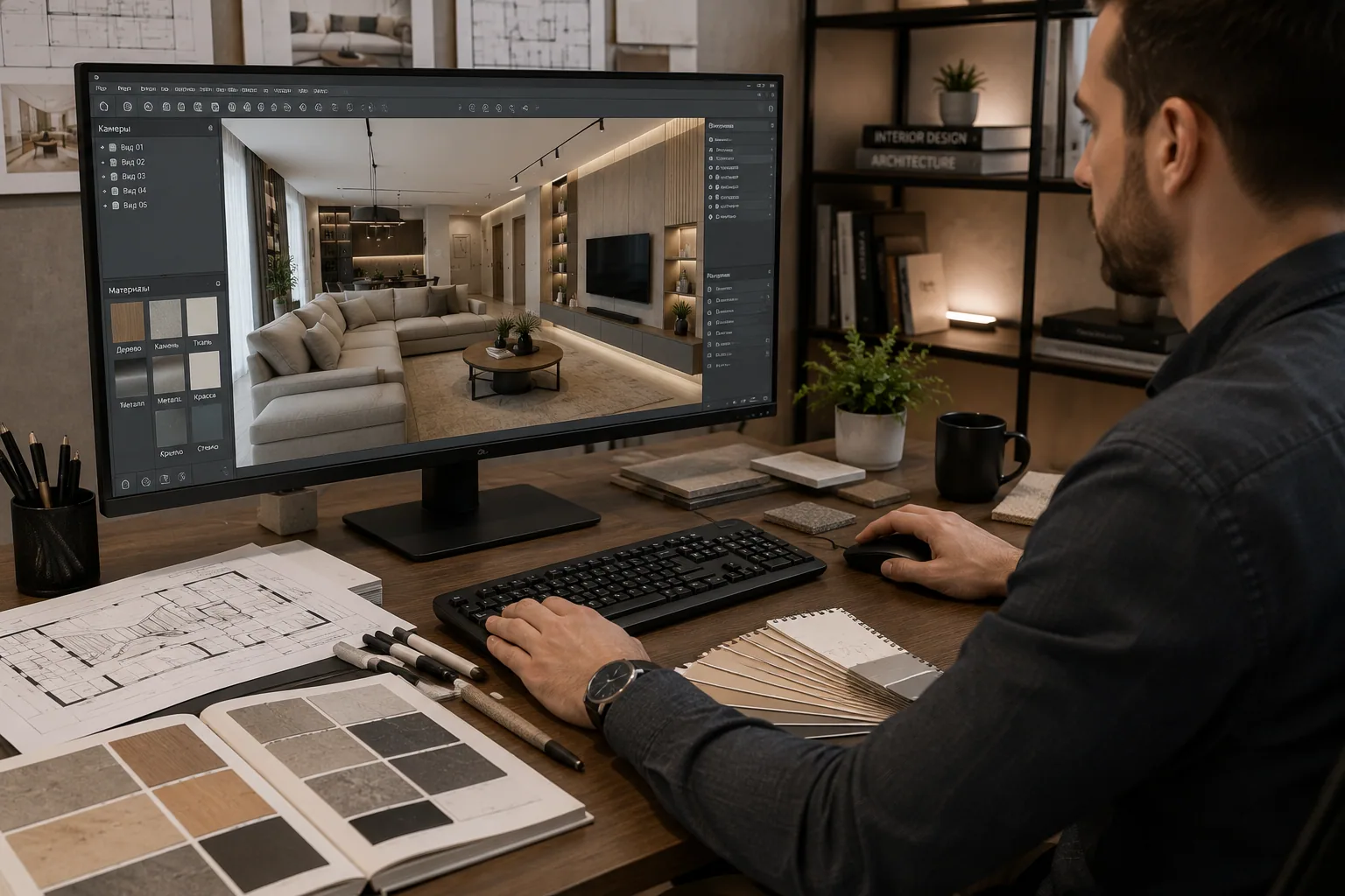 Layout and furniture plan
