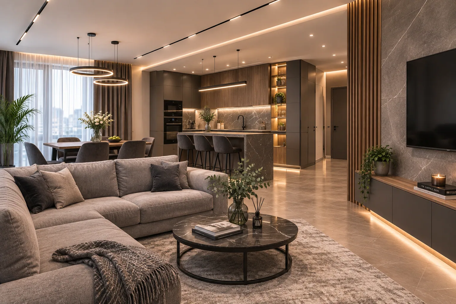 Interior designed for a real property