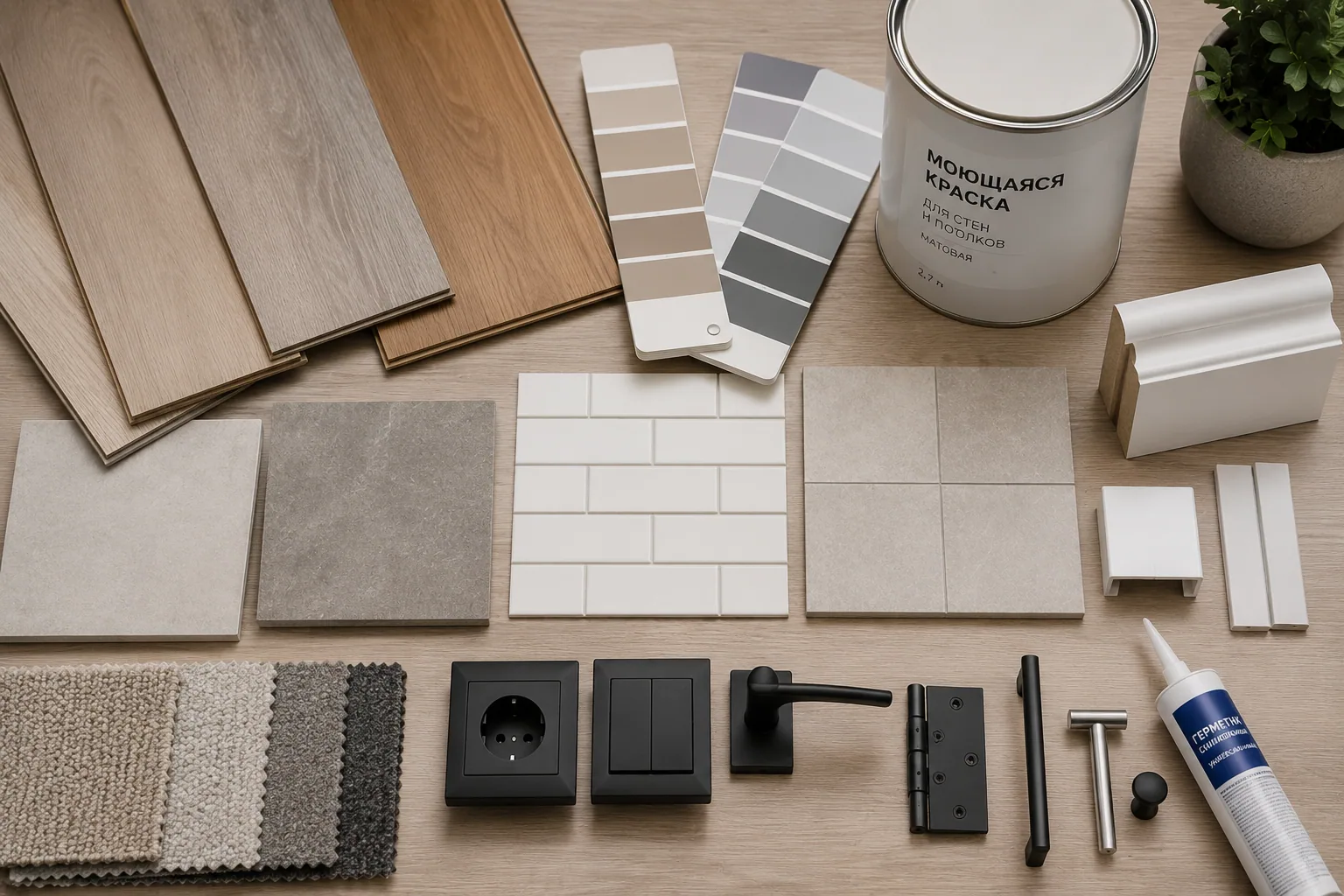 Practical finishes in the shared space