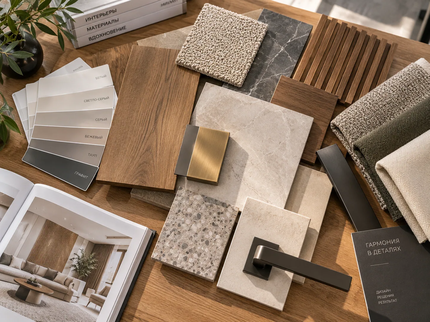 Material and texture palette