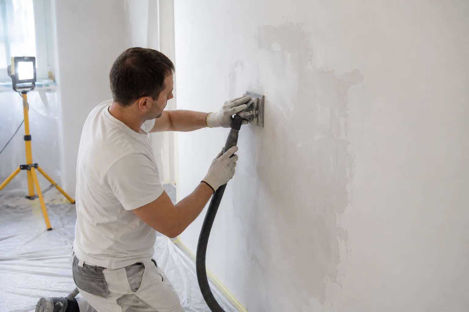 Wall preparation before painting