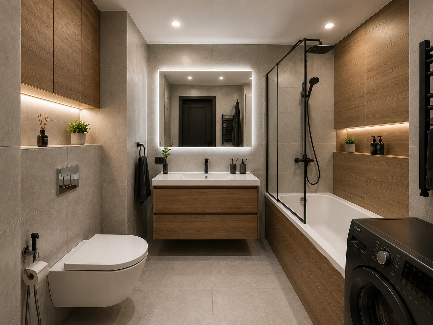 Bathroom after complete renovation