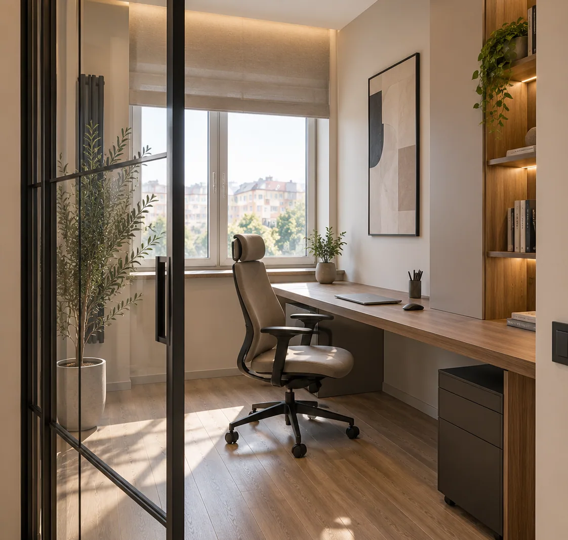 Completed renovation of the apartment on Aram Khachaturian Street