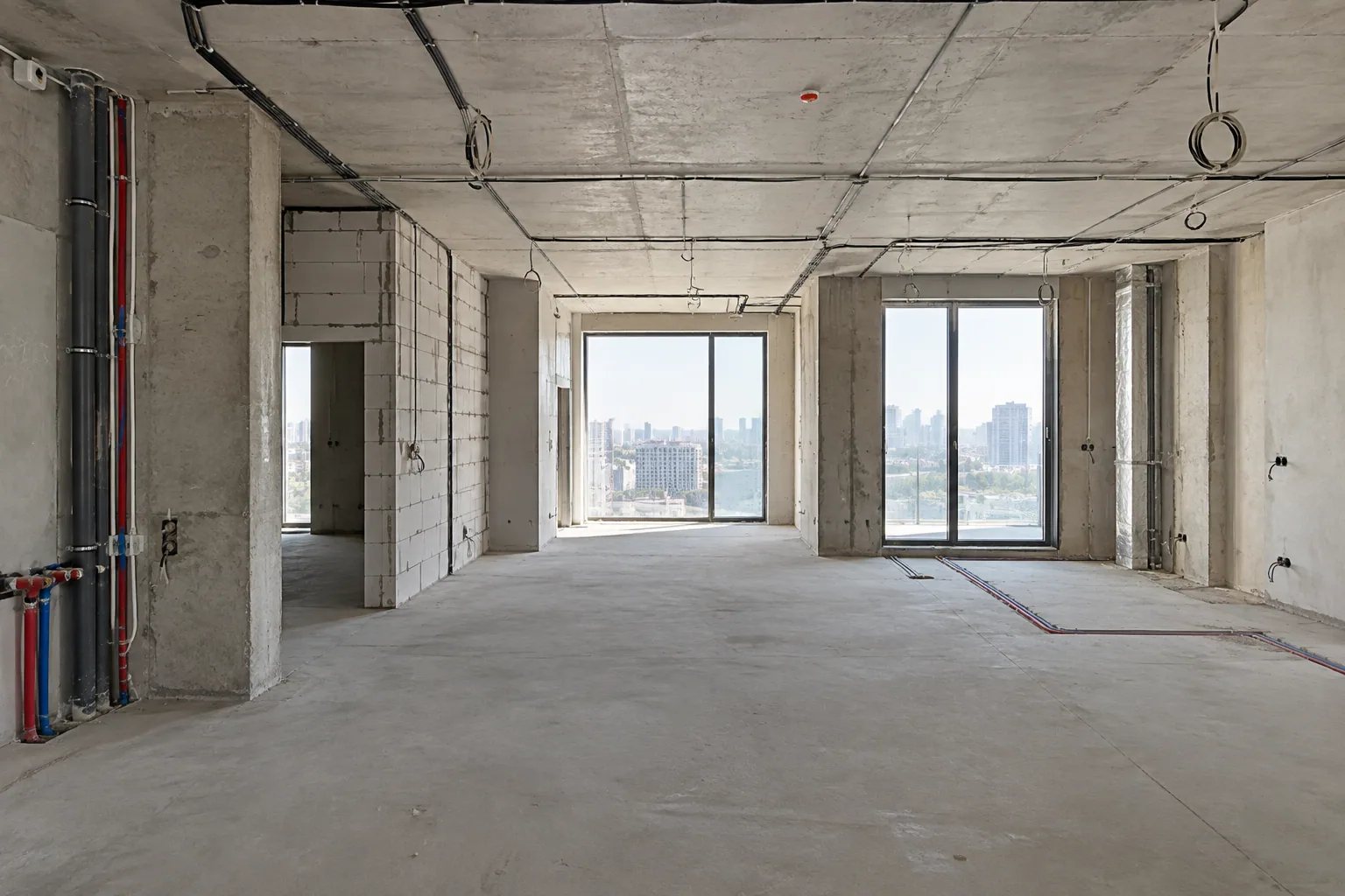 Starting condition of the family apartment at Aria Residence