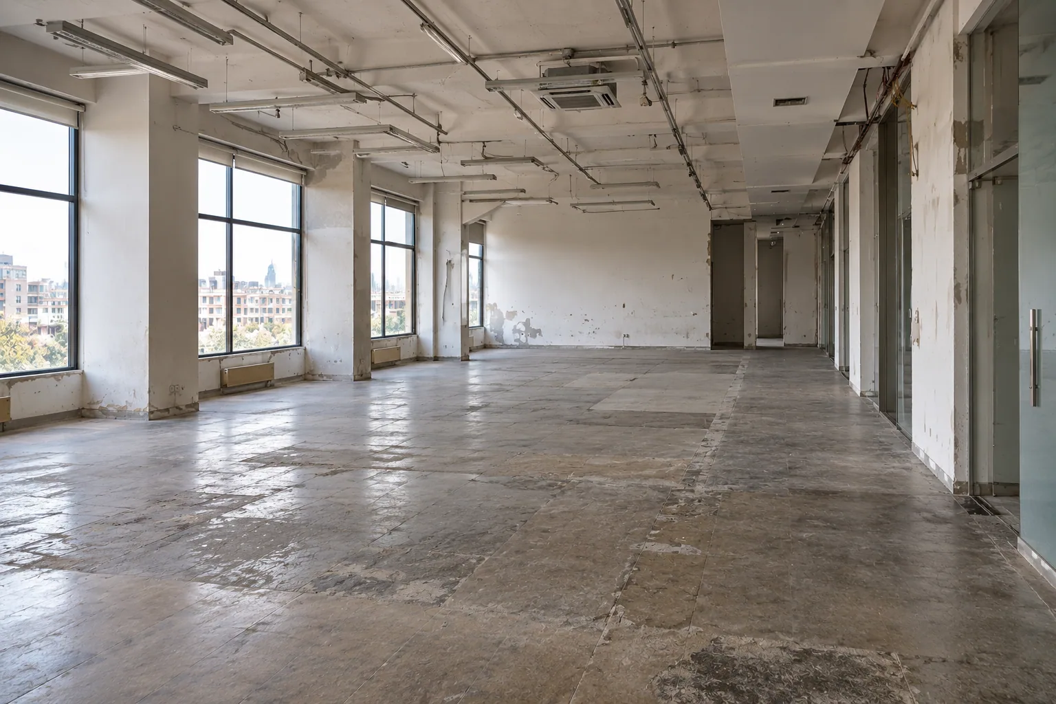Starting condition of the office on Arshakunyats Street