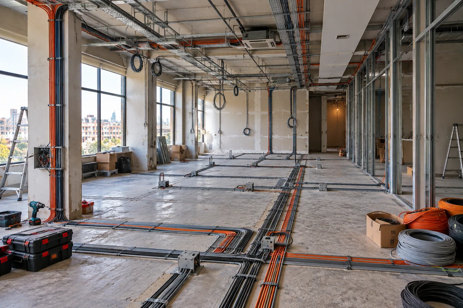 Renovation work in the office on Arshakunyats Street