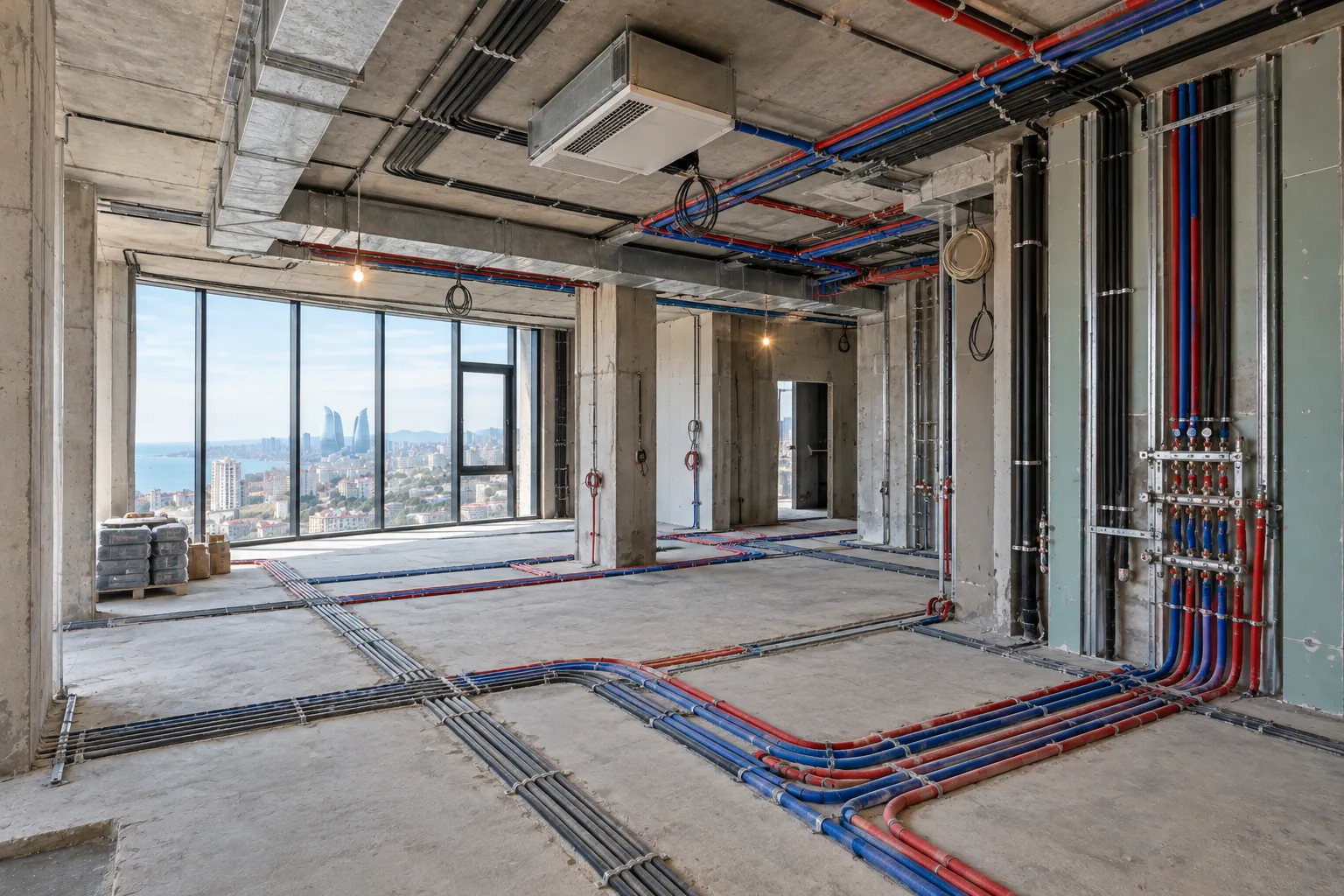 Renovation work in the apartment at Blue Sky Residence
