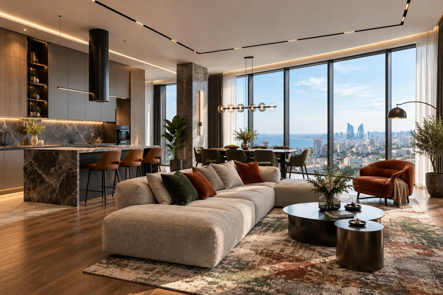 Completed renovation of the apartment at Blue Sky Residence