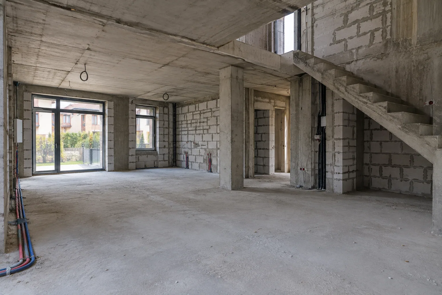 Starting condition of the townhouse at Noyan Tun