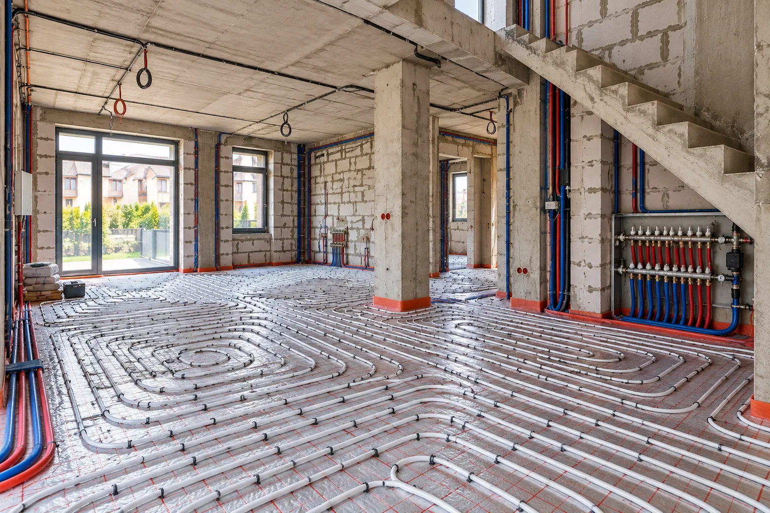 Renovation work in the townhouse at Noyan Tun