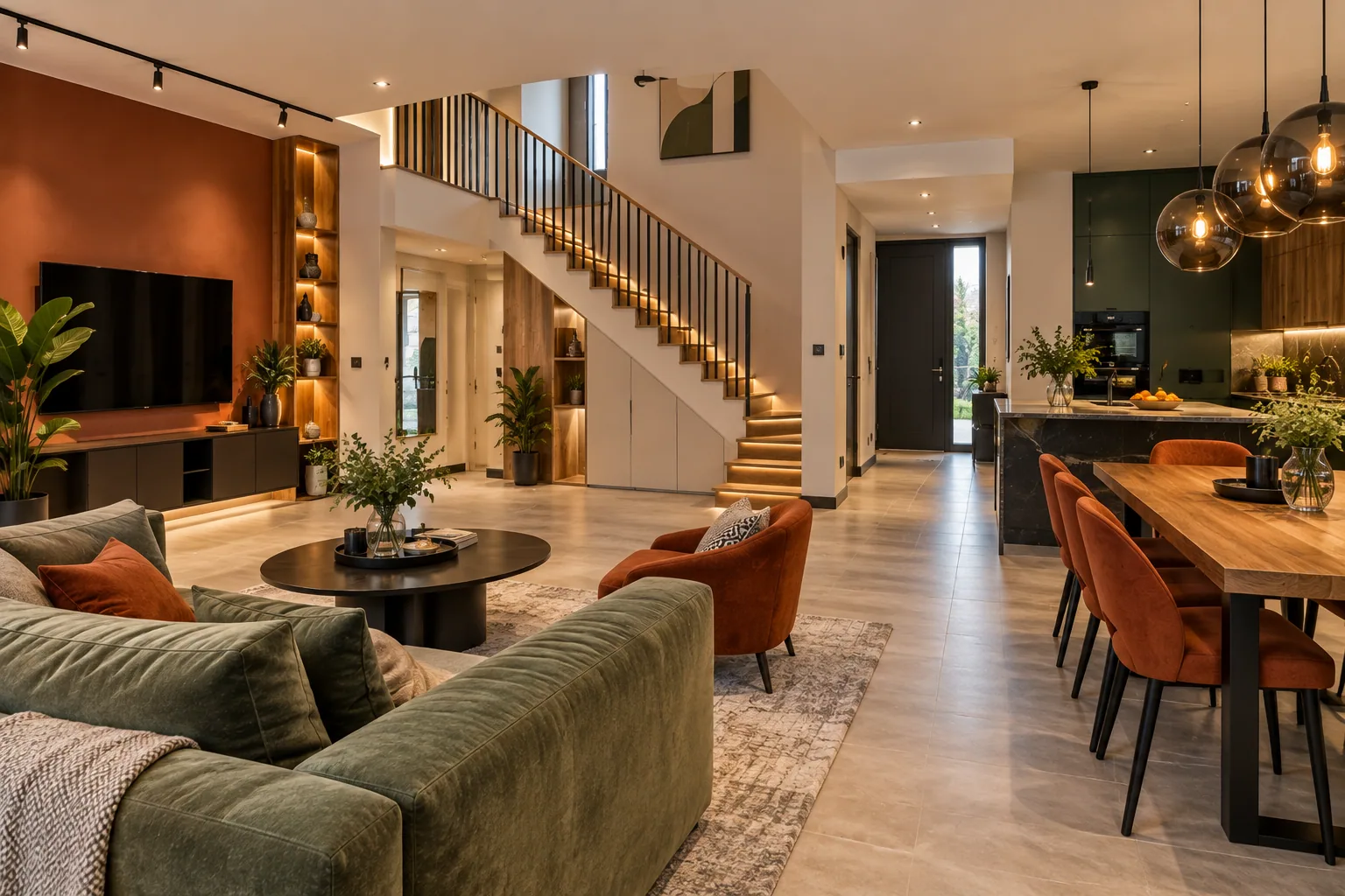Completed renovation of the townhouse at Noyan Tun