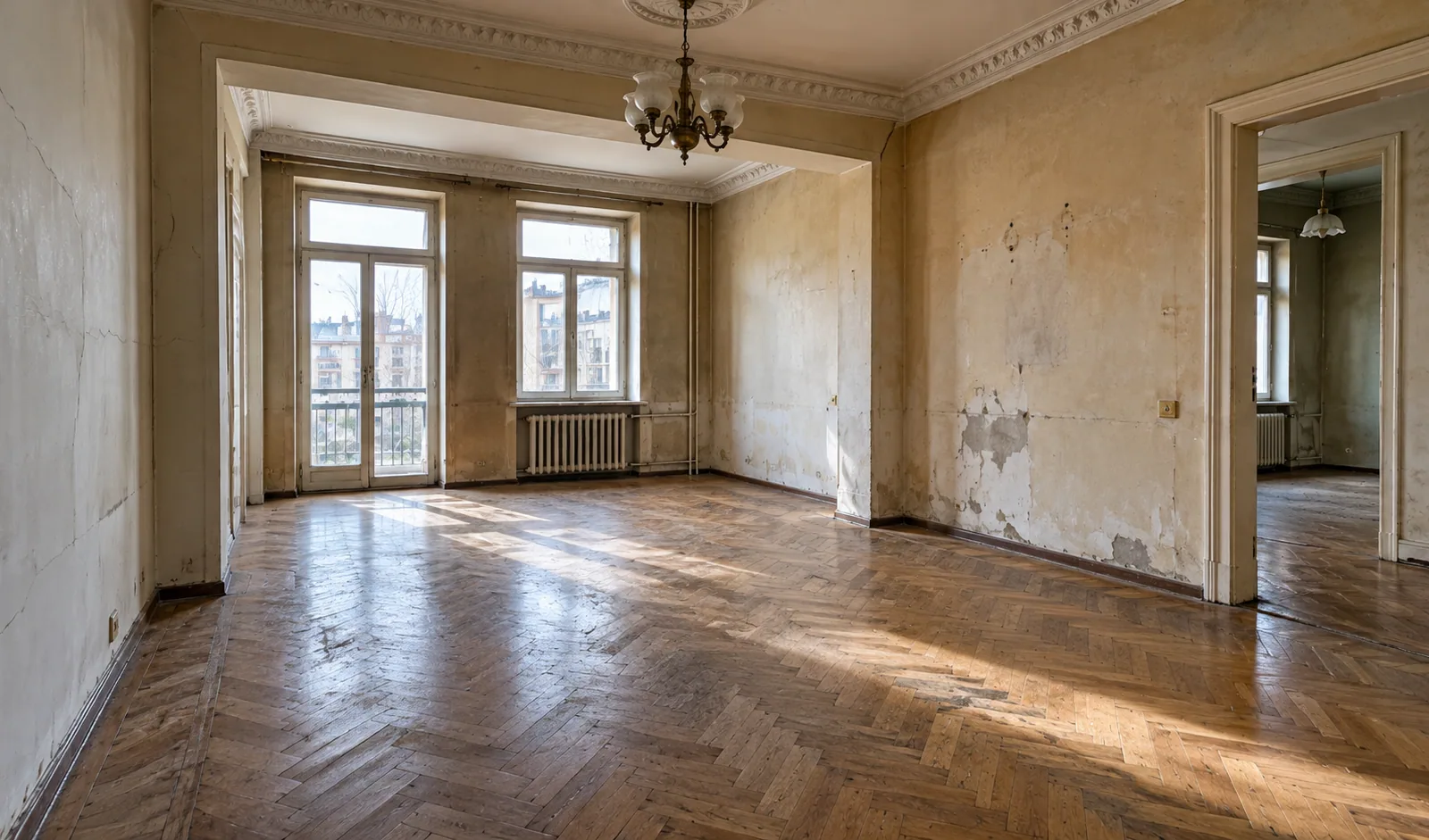Starting condition of the apartment on Sayat-Nova Avenue