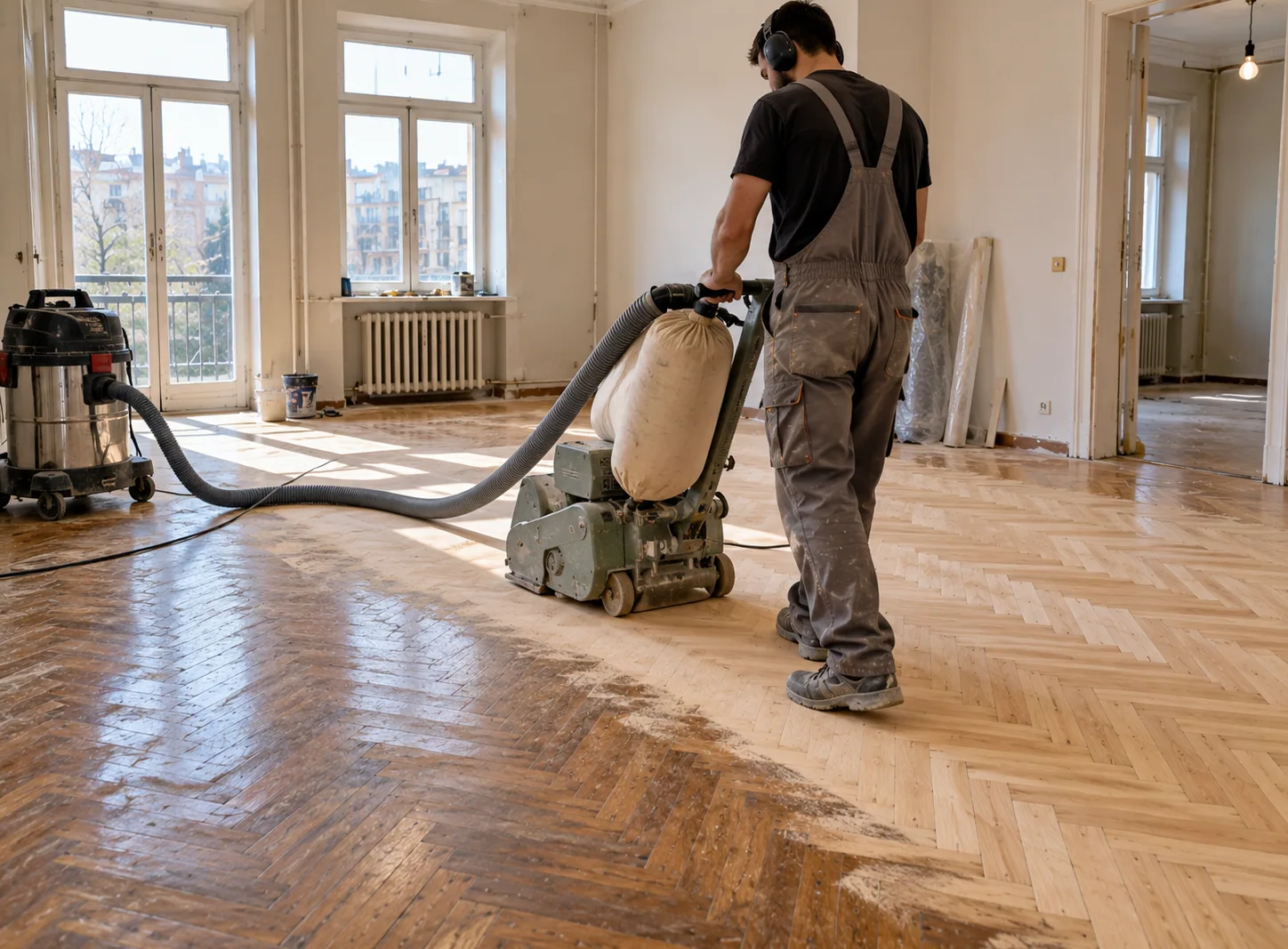 Renovation work in the apartment on Sayat-Nova Avenue
